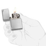 Запалка Zippo 260 - High Polish Chrome Vintage with Slashes - Image 4