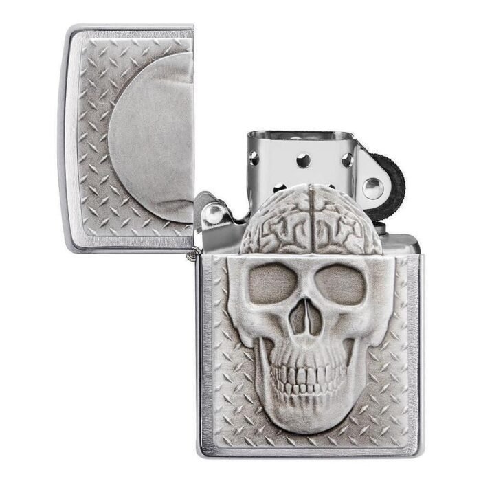 Запалка Zippo 29818 - Skull with Brain Surprise - Image 3