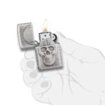 Запалка Zippo 29818 - Skull with Brain Surprise - Image 4
