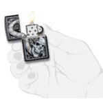 Запалка Zippo 29854 Skull Clock Design - Image 3