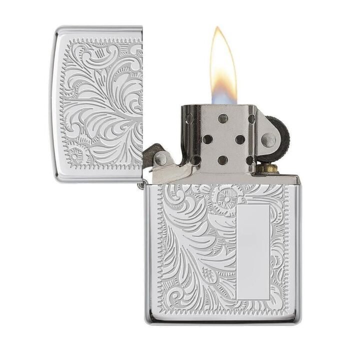 Запалка Zippo 352  Venetian Polished Chrome - Image 3