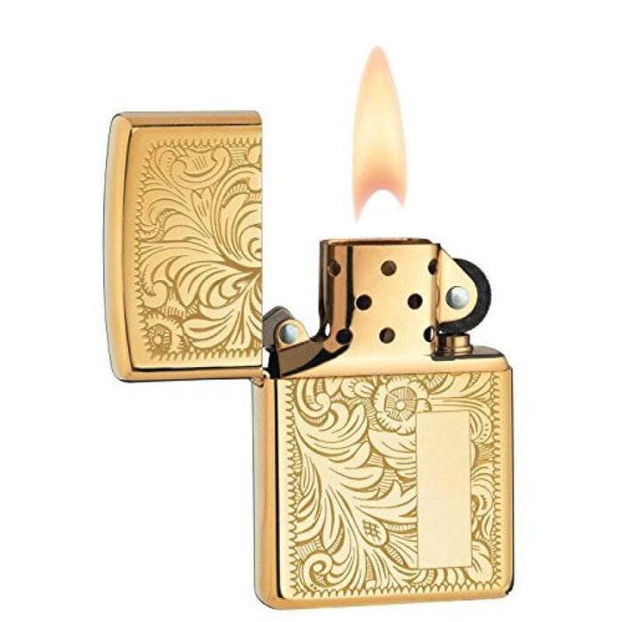 Запалка Zippo 352B Venetian Polished Brass - Image 2