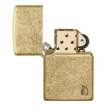 Запалка Zippo - Armor® Tumbled Brass Flame Design - Image 5