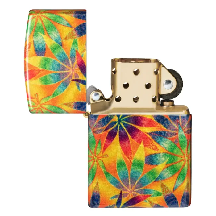 Запалка Zippo - Colorful Cannabis Design - Image 5