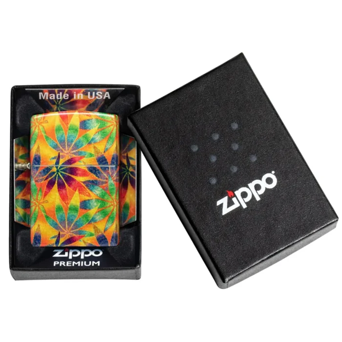 Запалка Zippo - Colorful Cannabis Design - Image 9
