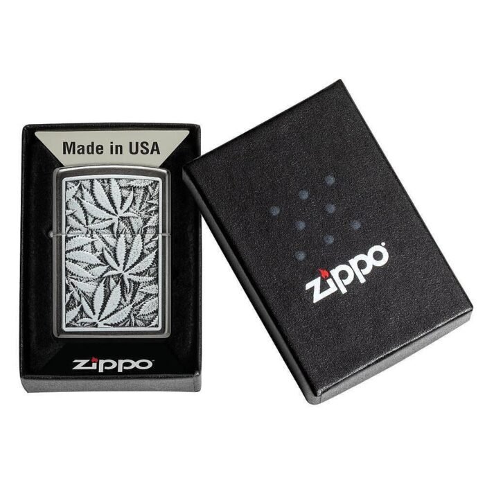 Запалка Zippo - Cannabis Emblem Design - Image 7