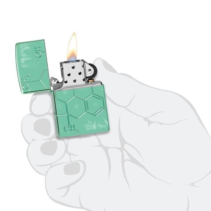 Запалка Zippo - Cannabis THC Desing - Image 8