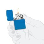 Запалка Zippo Classic Sky Blue Matte - Image 4