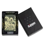 Запалка Zippo - Dragon Design Green Matte Laser 360° - Image 8