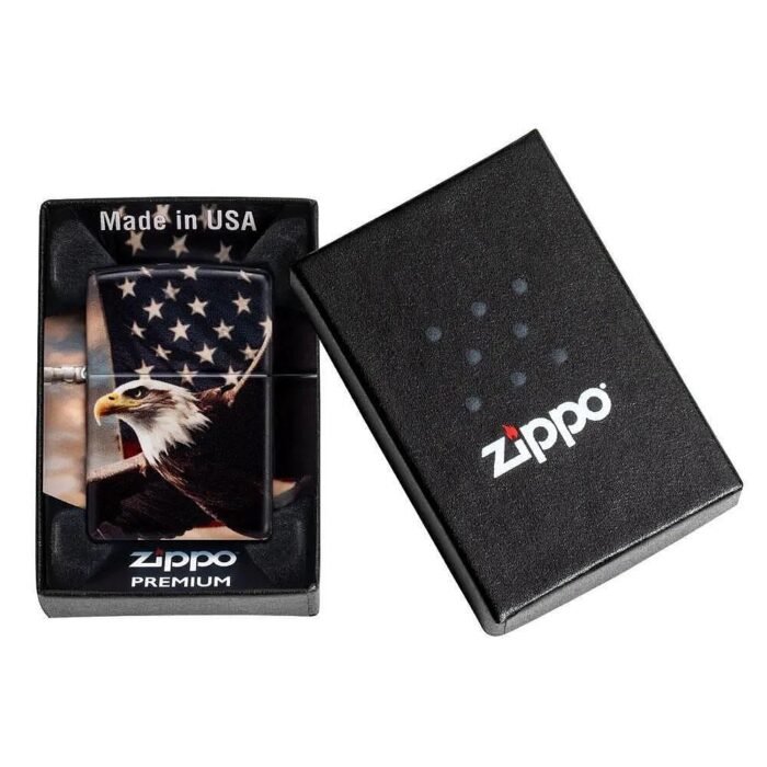 Запалка Zippo - Eagle USA Flag Design - Image 9