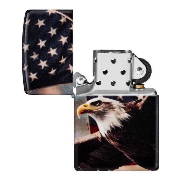 Запалка Zippo - Eagle USA Flag Design - Image 7