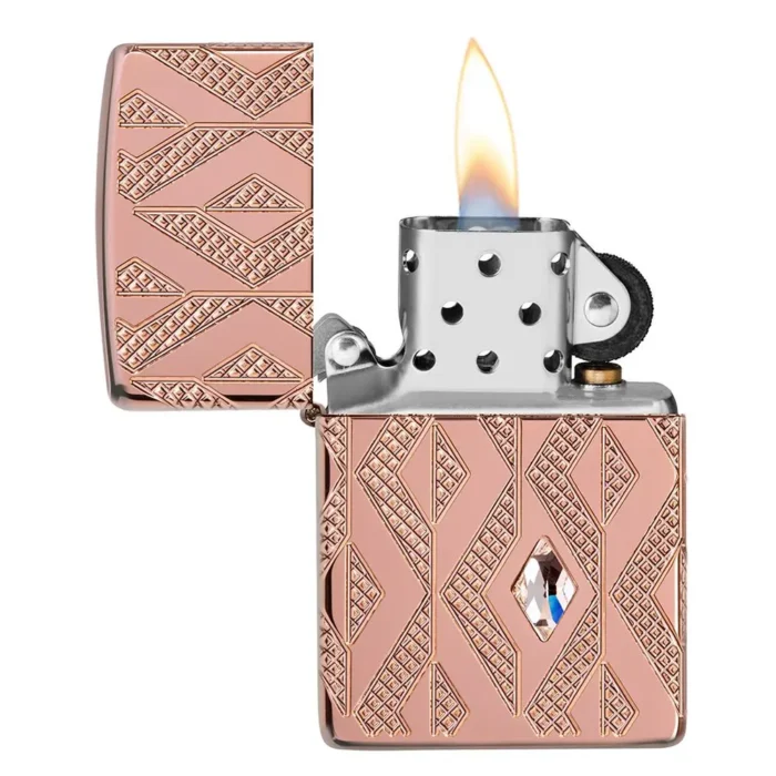 Запалка Zippo - Geometric Diamond Pattern Design - Image 3
