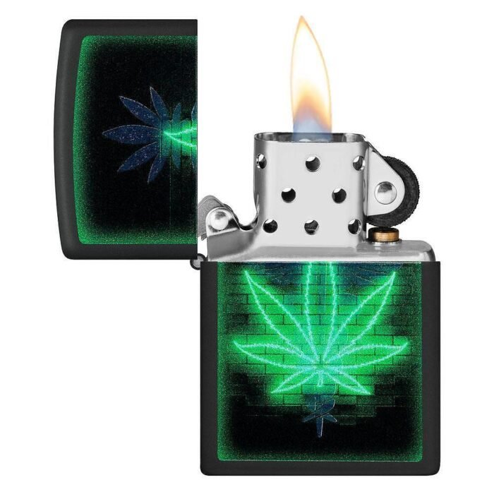 Запалка Zippo - Gleaming Leaf Design - Image 5