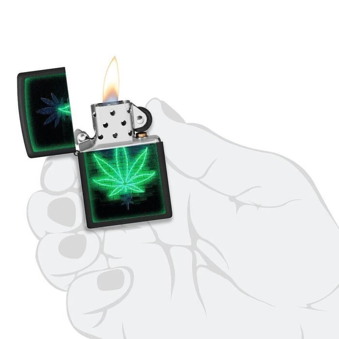 Запалка Zippo - Gleaming Leaf Design - Image 7