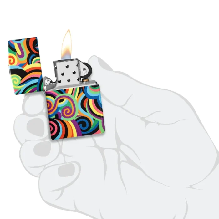 Запалка Zippo - Rick Rietveld Glow In The Dark Swirls - Image 11