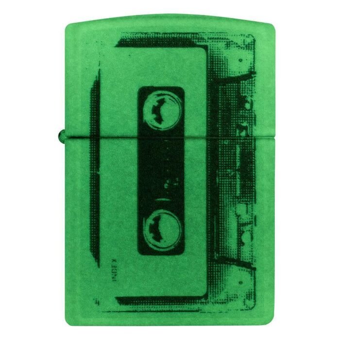 Запалка Zippo - Glowing Cassette Tape Design - Image 3