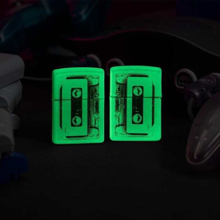 Запалка Zippo - Glowing Cassette Tape Design - Image 2