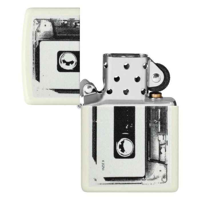 Запалка Zippo - Glowing Cassette Tape Design - Image 8