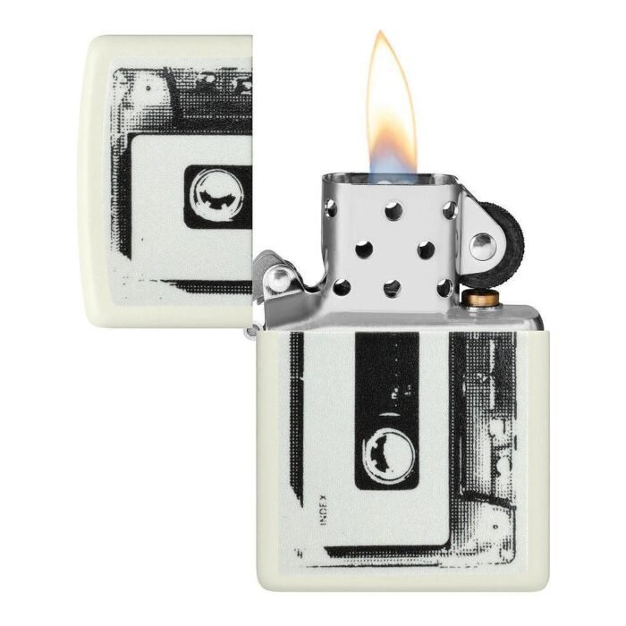 Запалка Zippo - Glowing Cassette Tape Design - Image 7