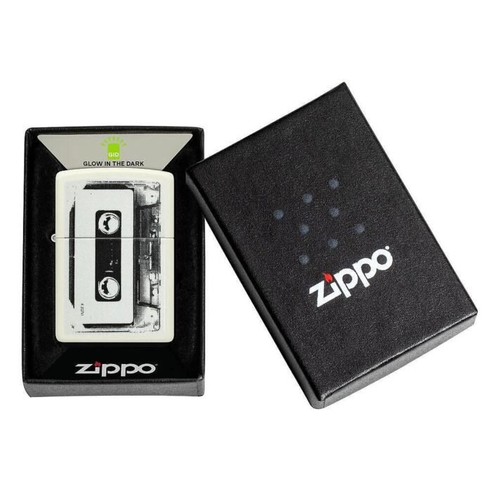 Запалка Zippo - Glowing Cassette Tape Design - Image 10
