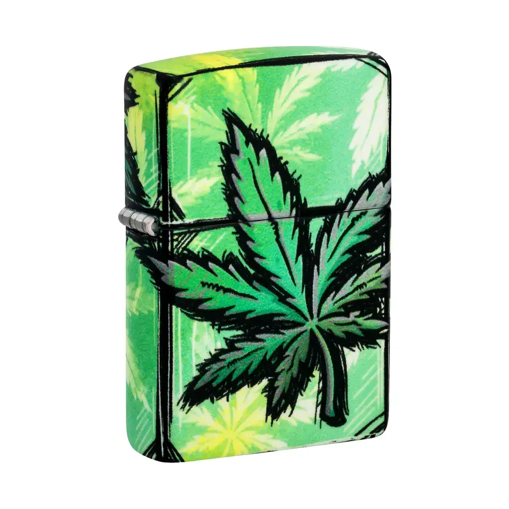 zapalka-zippo-glowing-leaves-design-69b2731c61436 Запалка Zippo - Glowing Leaves Design - Image 1