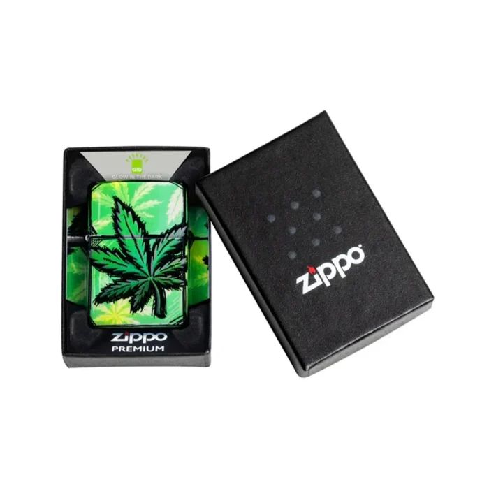 Запалка Zippo - Glowing Leaves Design - Image 8