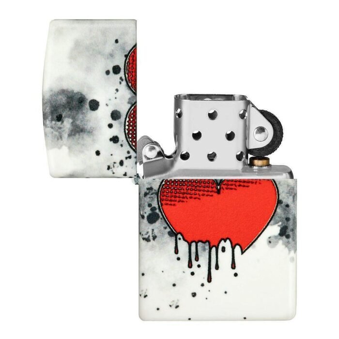 Запалка Zippo - Glowing Love Drip Design - Image 6