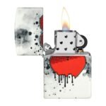 Запалка Zippo - Glowing Love Drip Design - Image 5