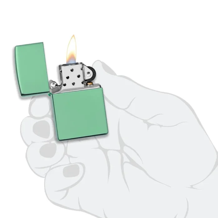 Запалка Zippo - High Polish Green - Image 4