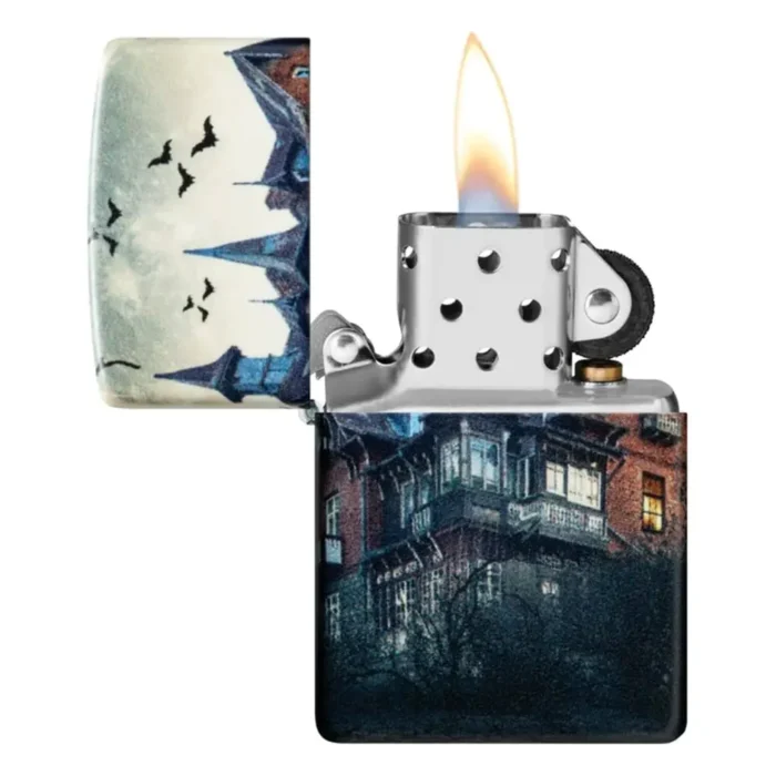 Запалка Zippo - Glow in the Dark Horror House Design - Image 3