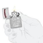 Запалка Zippo - Iron Maiden Eddie Street Chrome - Image 6