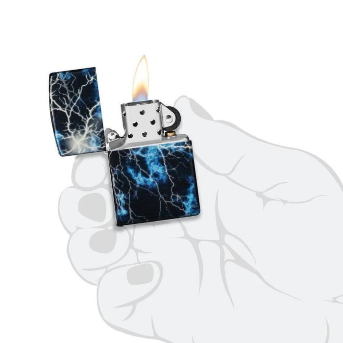 Запалка Zippo Lightning Design Glow in the Dark - Image 5