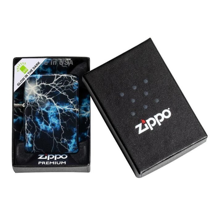 Запалка Zippo Lightning Design Glow in the Dark - Image 8