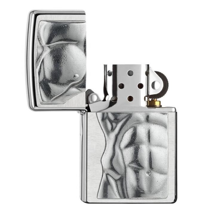 Запалка Zippo - Man Torso, Brushed Chrome - Image 2