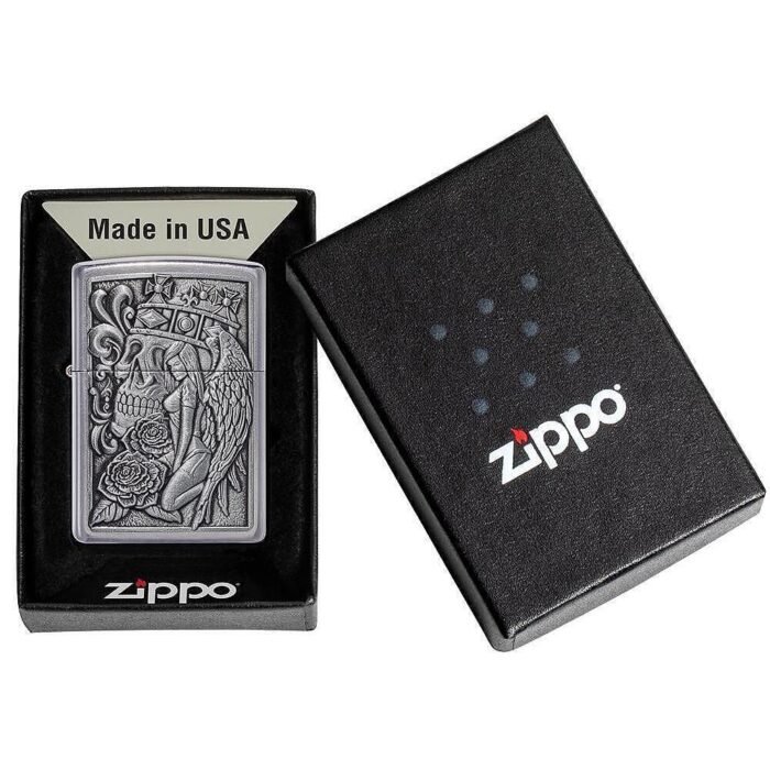 Запалка Zippo Skull and Angel Emblem Design 49442 - Image 5