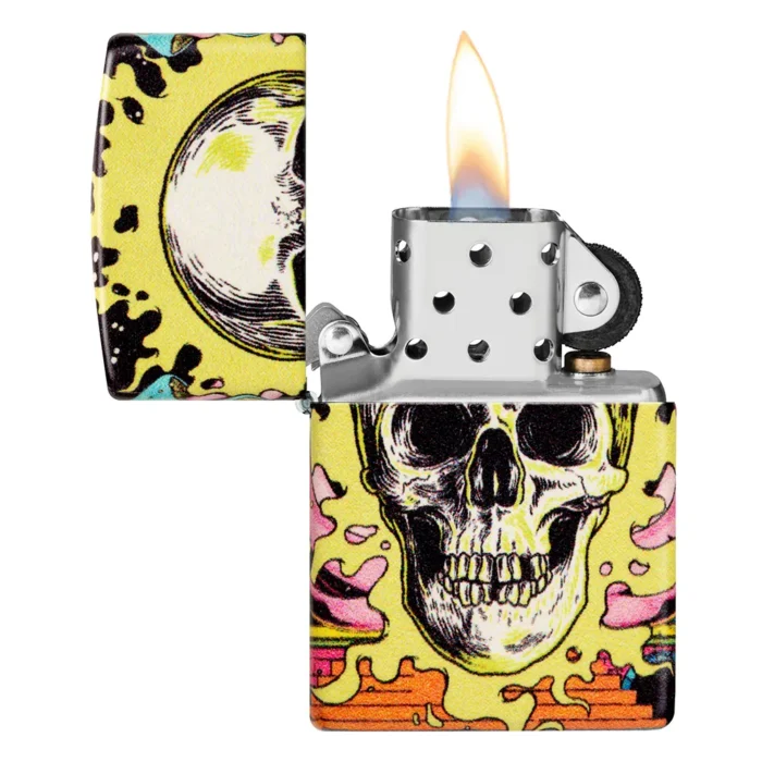 Запалка Zippo - Glow in the Dark Skull Design - Image 3