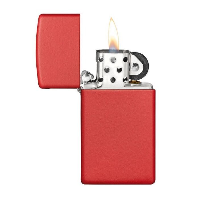 Запалка Zippo Slim® Red Matte - Image 3