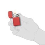 Запалка Zippo Slim® Red Matte - Image 4