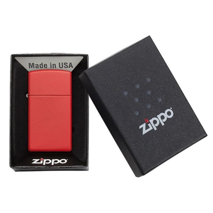 Запалка Zippo Slim® Red Matte - Image 5