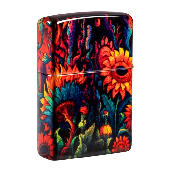 Запалка Zippo - Spooky Sunflower Design - Image 4