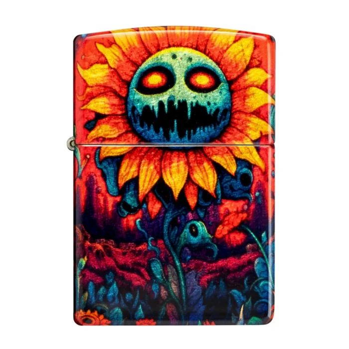 Запалка Zippo - Spooky Sunflower Design - Image 2