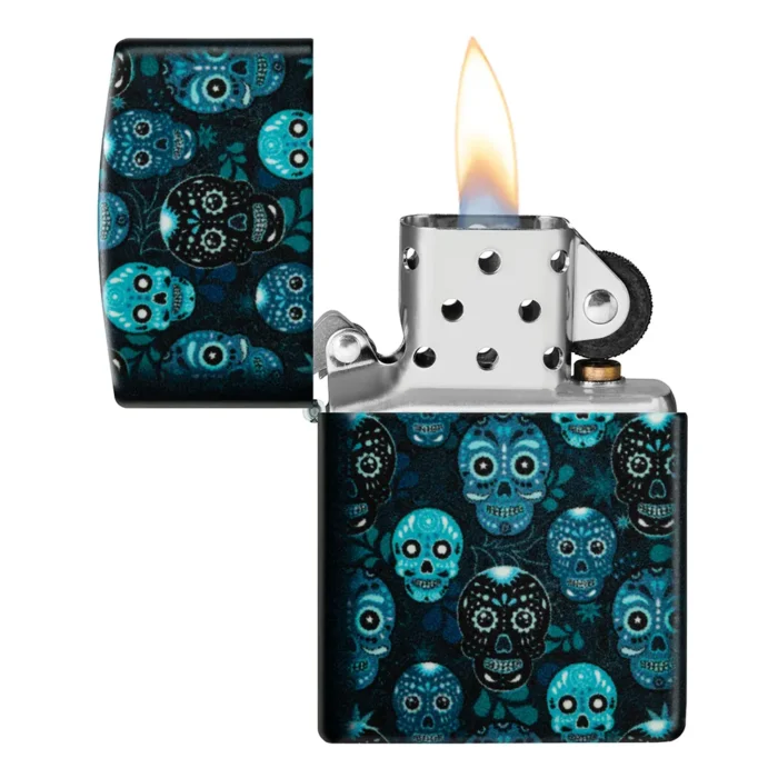 Запалка Zippo - Glow in the Dark Sugar Skulls Design - Image 3