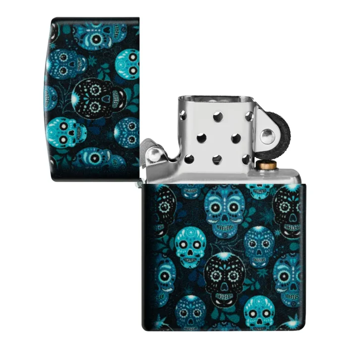 Запалка Zippo - Glow in the Dark Sugar Skulls Design - Image 4