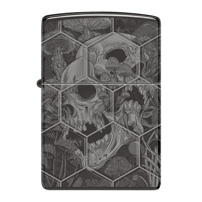 Запалка Zippo - Trippy Skull Design - Image 2