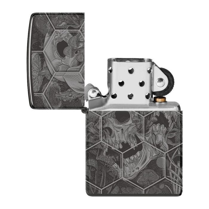 Запалка Zippo - Trippy Skull Design - Image 8