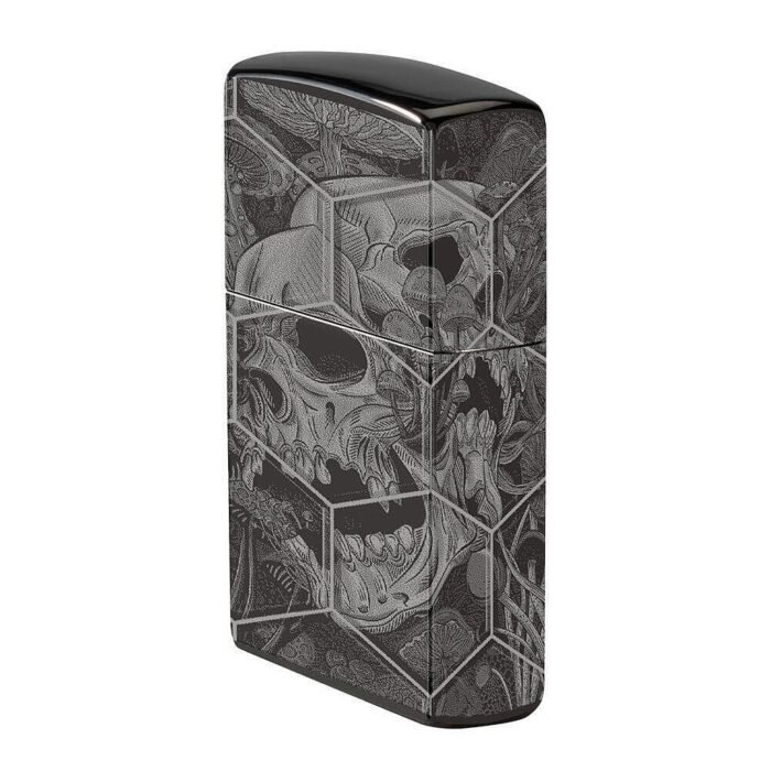 Запалка Zippo - Trippy Skull Design - Image 3