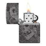 Запалка Zippo - Trippy Skull Design - Image 7