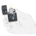 Запалка Zippo Wolf Skull Feather Design - Image 3