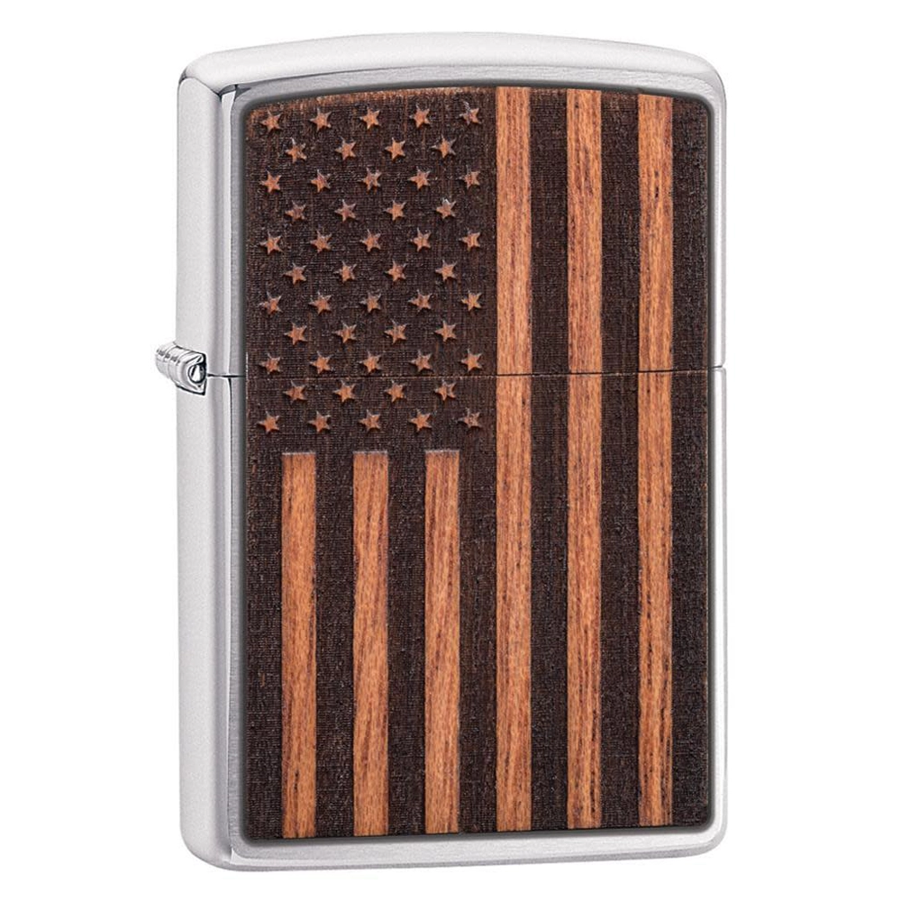 zapalka-zippo-woodchuck-usa-american-flag-654a34849f670 Запалка Zippo - WOODCHUCK USA American Flag - Image 1