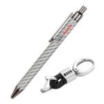 Комплект химикалка и ключодържател SILVER FLAME с логото на Аudi